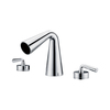 Alfi Brand Polished Chrome Widespread Cone Waterfall Bathroom Faucet AB1790-PC